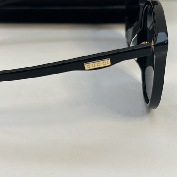 New Authentic GUCCI GG0261SA 001 Round Sunglasses - Picture 8 of 13